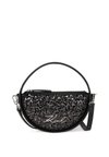 SIGNATURE HERRIN ROUND - Handbag - black