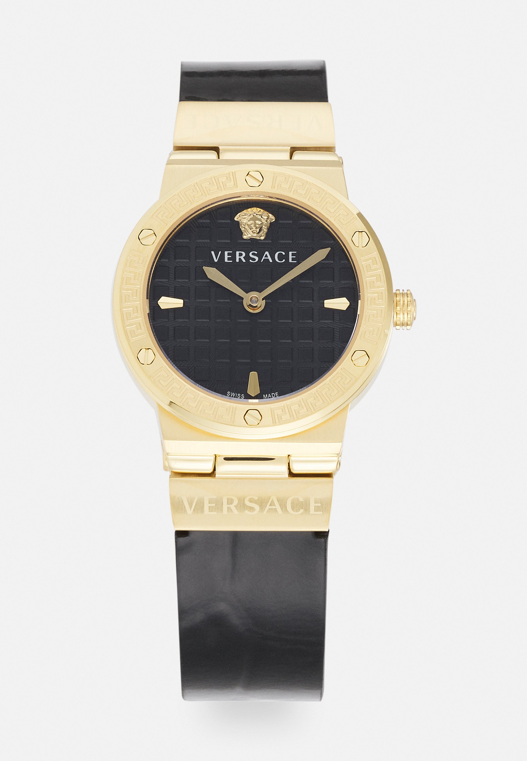 black versace watch
