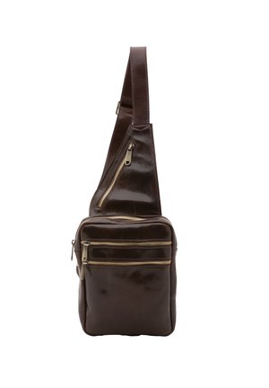 Cross body bag - dark brown
