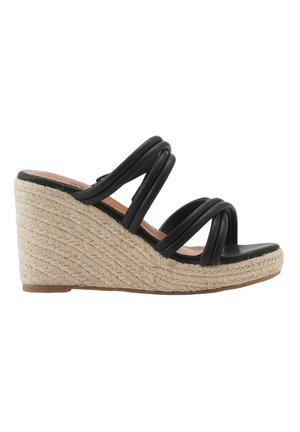 Platform sandals - black