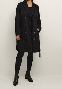 Kaffe Trench - mottled black