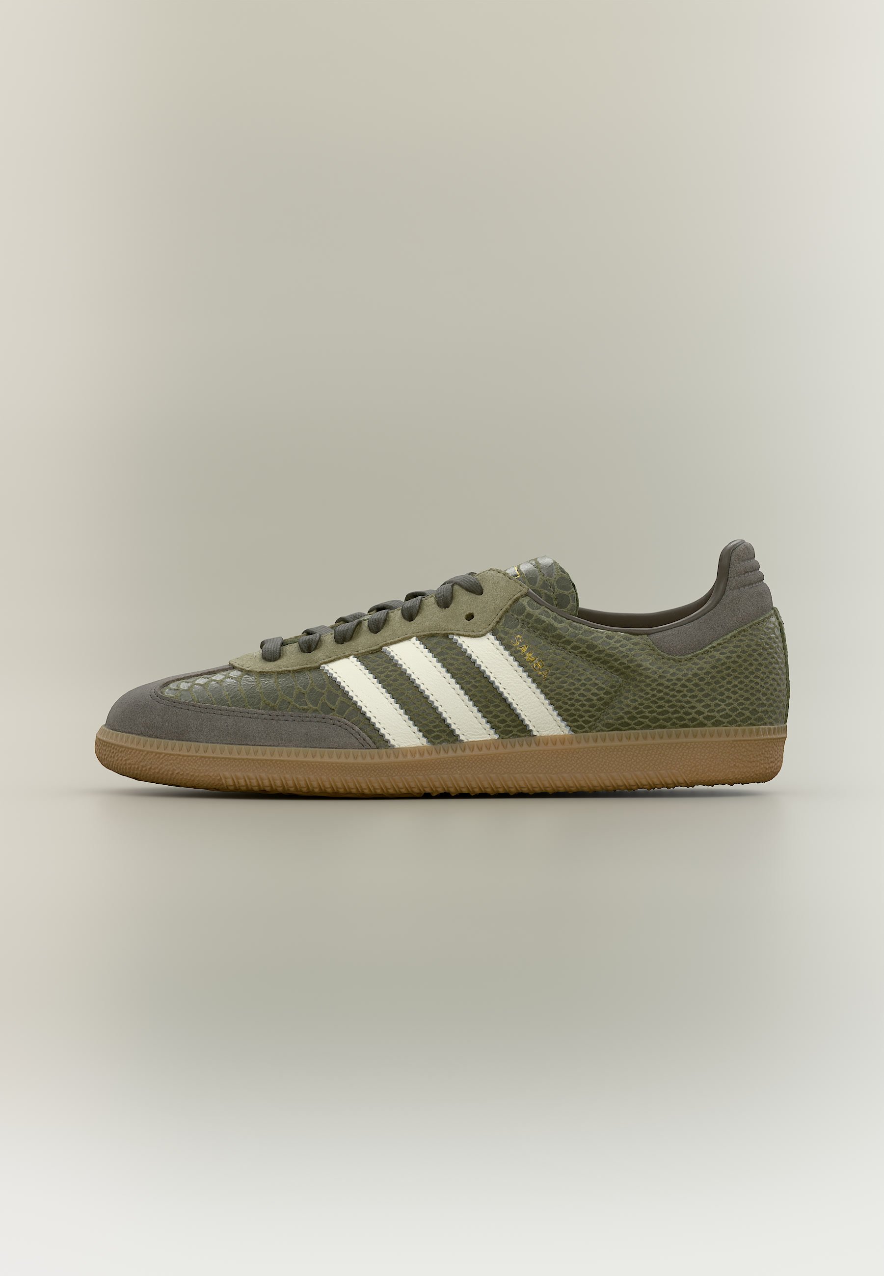 adidas Originals SAMBA OG UNISEX - Sneaker low - focus olive/off 