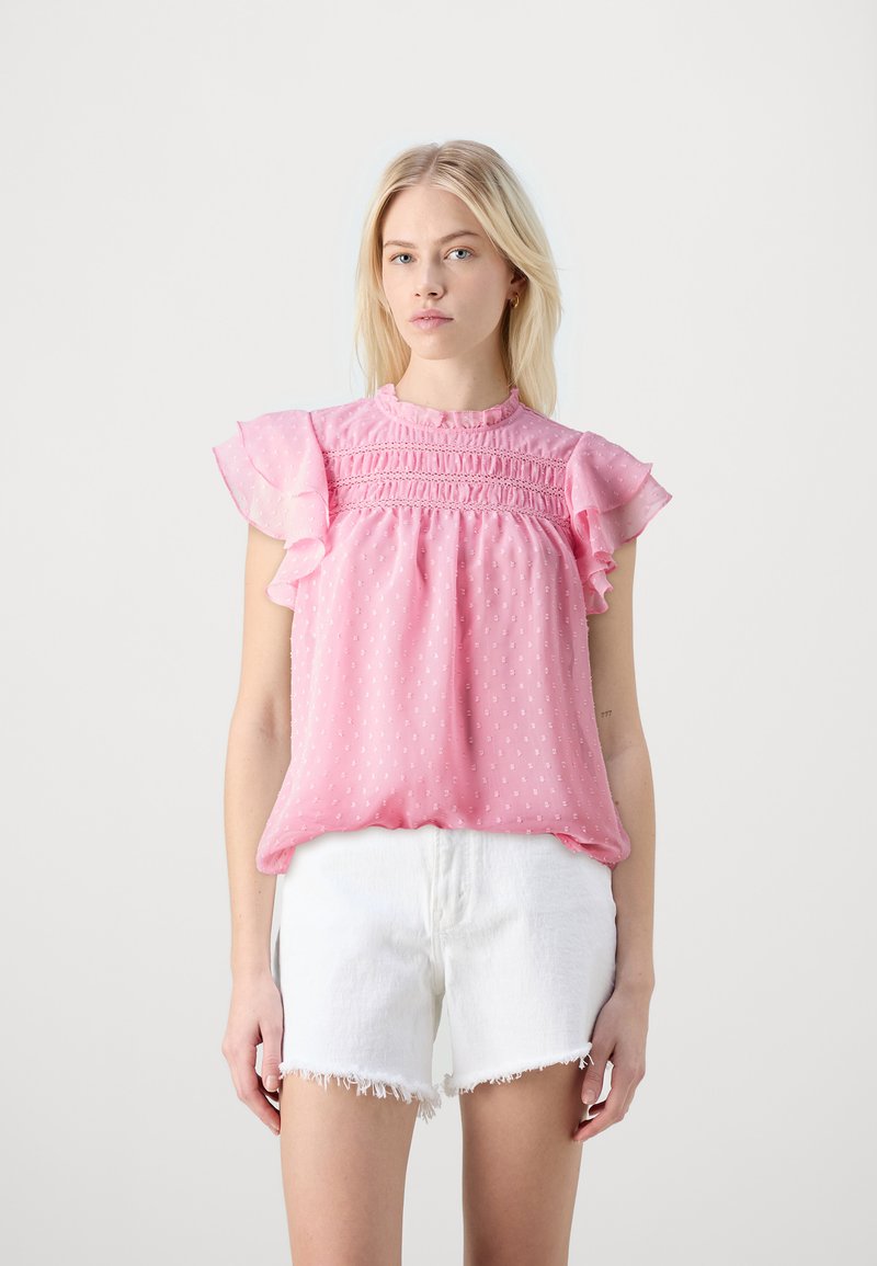 Vero Moda VMSUN DOBBY - Bluse - sea pink