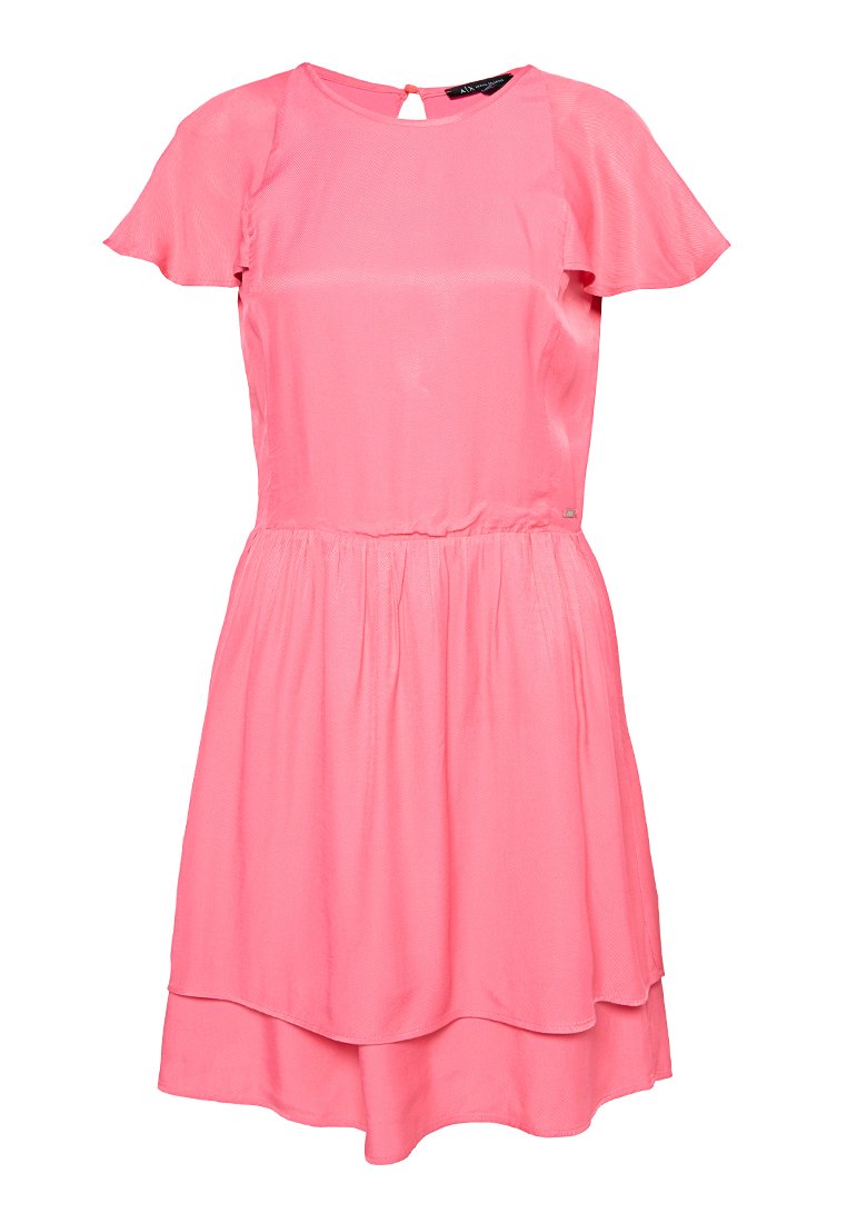 Armani Exchange Jurk rood