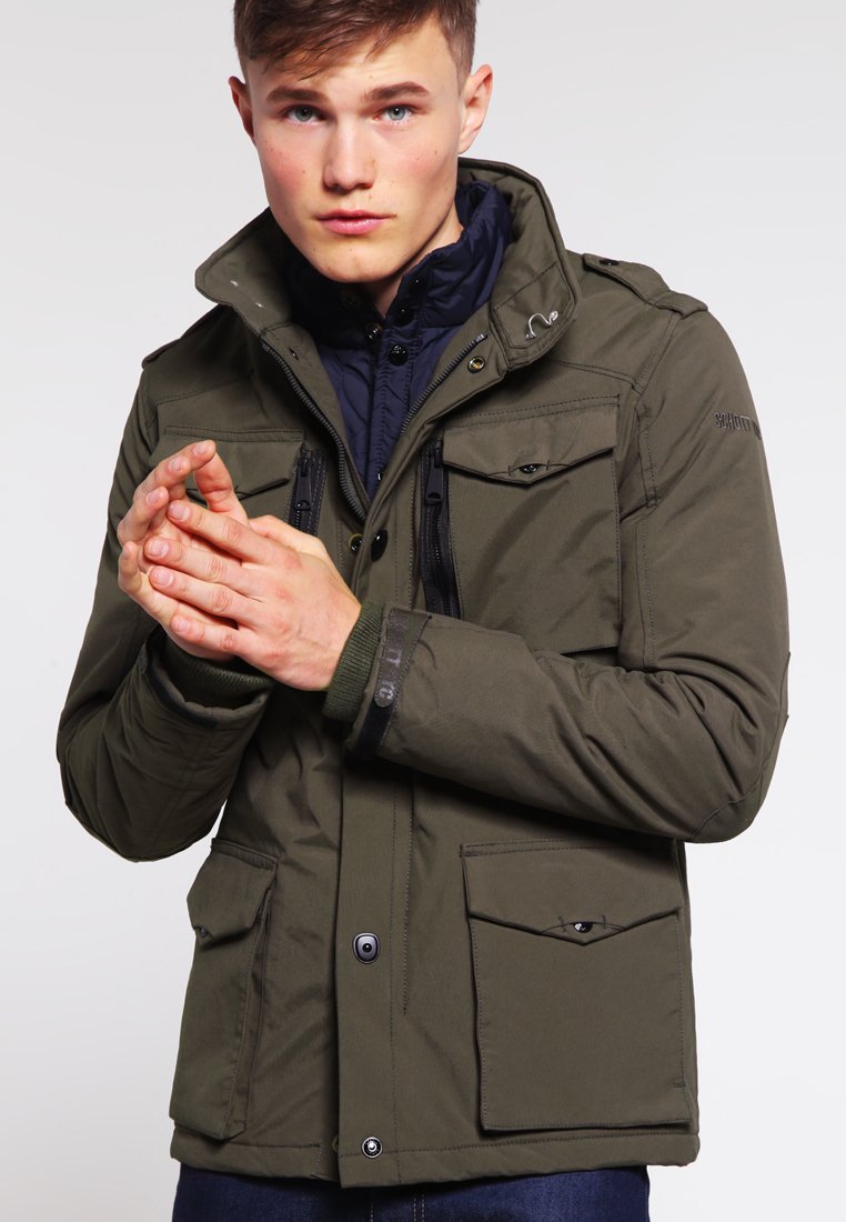 Schott FIELD - Giacca da mezza stagione - khaki