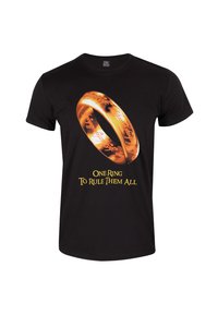 Henry Tiger ONE RING TO RULE THEM ALL - Triko s potiskem - black