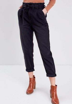 Relaxed fit jeans - black denim