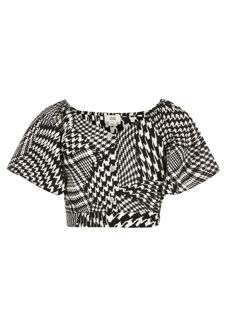 River Island Top zwart