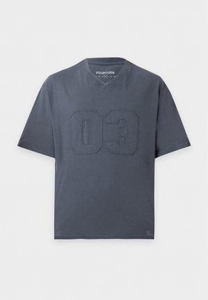 YOURTURN by Zalando, UNISEX REGULAR FIT - Μπλουζάκι με στάμπα - dark grey