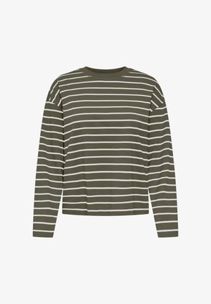 ONLY, ONLHAPPY L/S O-NECK STRIPE TEE JRS - Camiseta de manga larga - kalamata