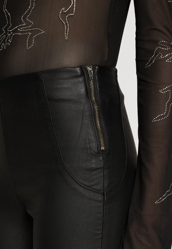 ONLKEIRA-ROCK LIFE COATED - Leggings - Trousers3