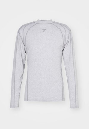 PANELLED LONG SLEEVE UNISEX - Long sleeved top - heather grey