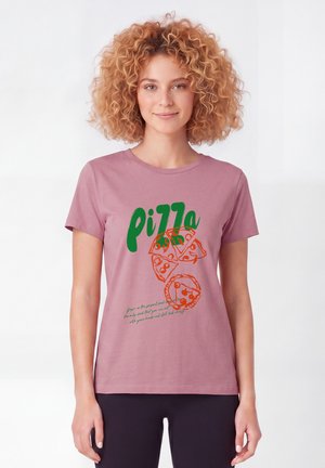 watapparel, PIZZA - T-shirt imprimé - lilac dream