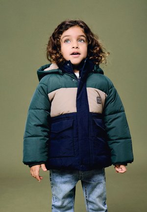 Name it, NMMMELBOURNE PUFFER JACKET BLOCK - Veste d'hiver - navy blazer