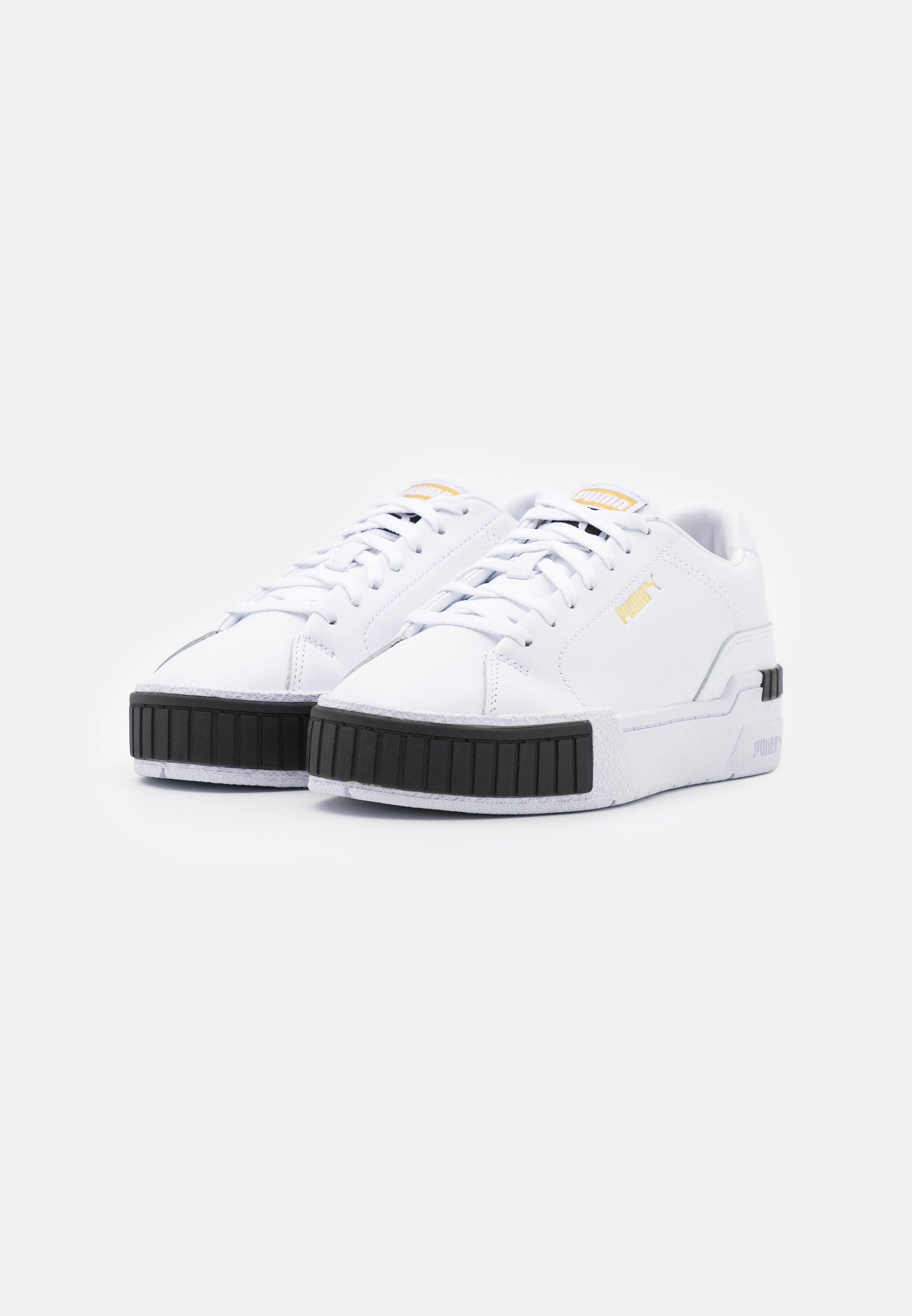 Puma CALI SPORT CLEAN - Trainers - white/black/white - Zalando.de
