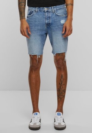 2Y Studios DESTROYED  - Jeansshort - blue