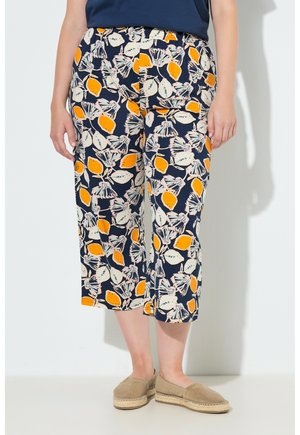 LEMON PRINT CULOTTES - Shorts - marine