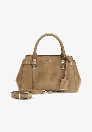 Guess, LEONA MULTI COMPARTMENT - Sac à main - beige