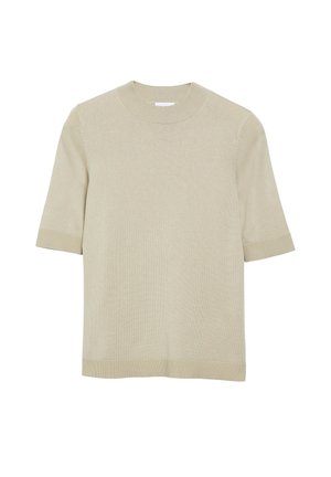 comma, STRICKPULLOVER - T-Shirt basic - beige