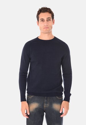 GIROCOLLO - Maglione - blu