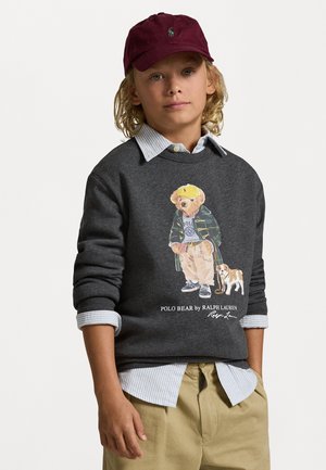 POLO BEAR HEATHERED SWEATSHIRT UNISEX - Sweatshirt - windsor heather