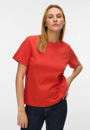 AWNAIMA O-NECK  - T-shirt basic - molten lava