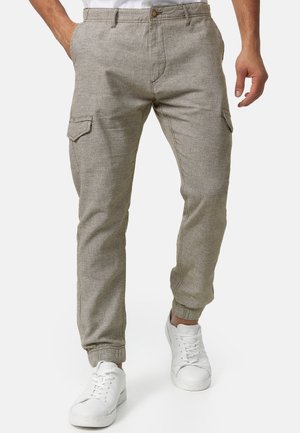 Pantalones cargo - metallic grey