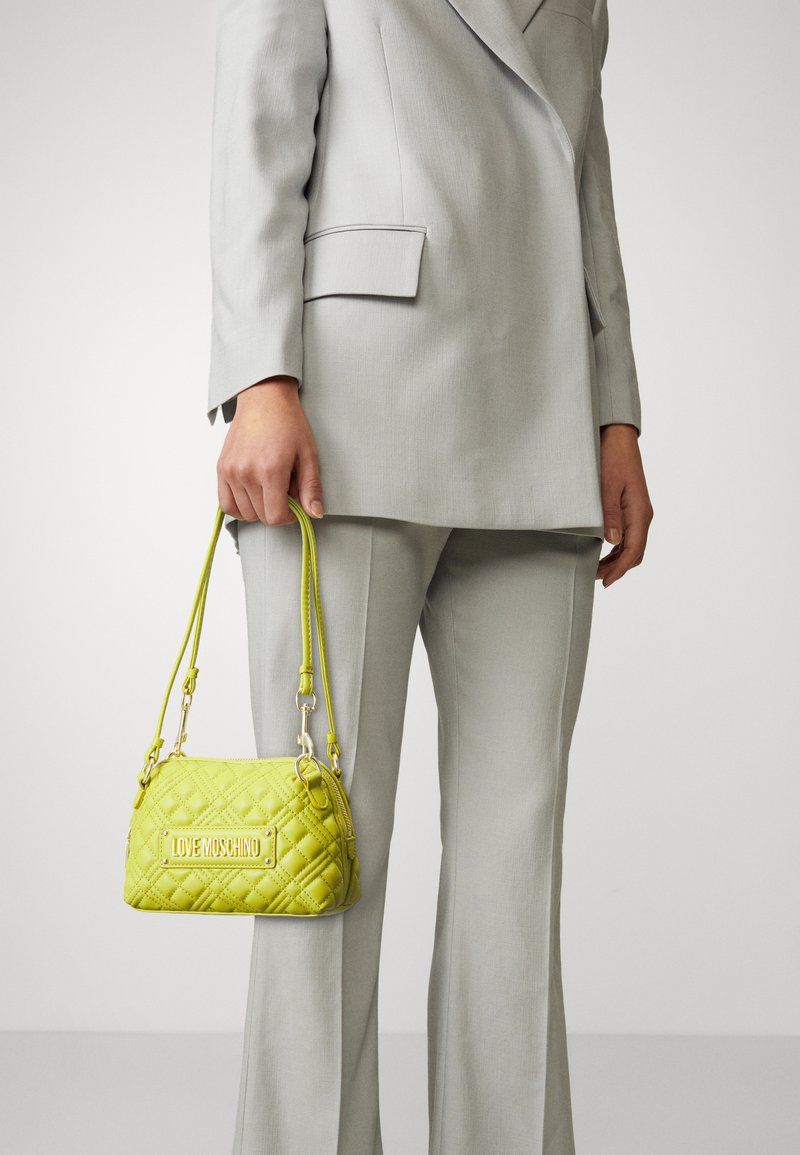 Love Moschino QUILTED BAG Handbag lime/acido/light green Zalando.ie