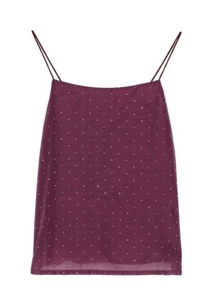 Scalpers, SCALPERS DIAMOND TOP - Top - burgundy