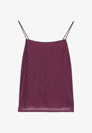 Scalpers, SCALPERS DIAMOND TOP - Top - burgundy