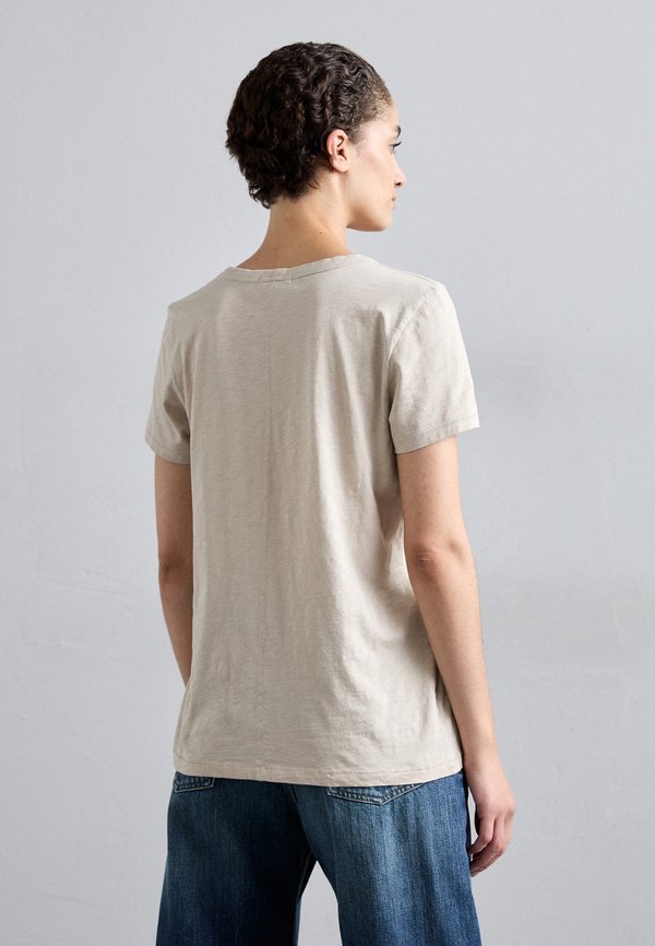 THE SLUB VEE - Basic T-shirt - fossil3