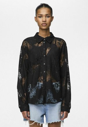 Pieces Camicia - black