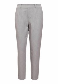 OBJLISA SLIM PANT - Bukser - light grey melange