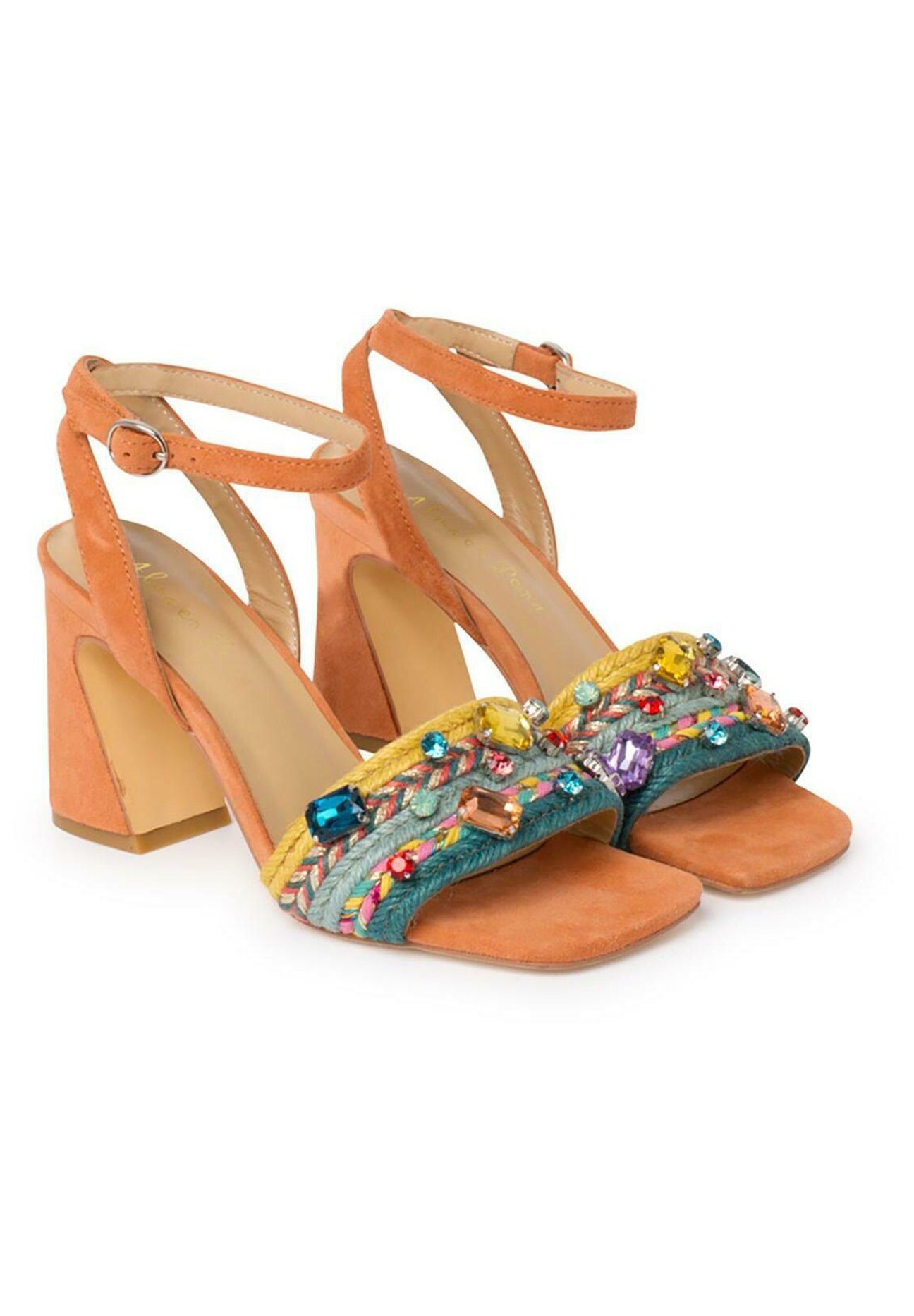 Alma en Pena Sandalias de tacón - teja/marrón - Zalando.es