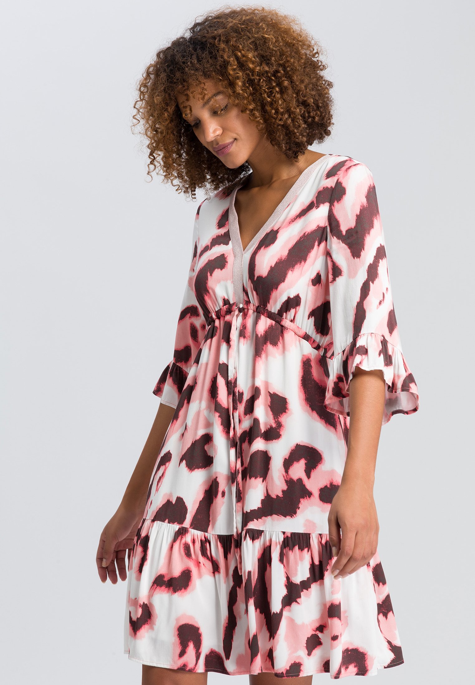 Marc Aurel Freizeitkleid - light rosewood varied/rosa - Zalando.de