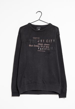 Jack & Jones Striktrøje - black