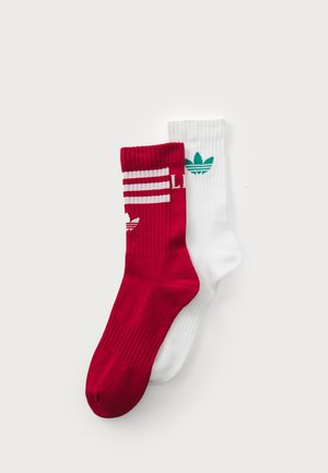 adidas Performance LFC SOCKS 2 PACK - Article de supporter d'équipe de club - white/strawberry red/sea green/white