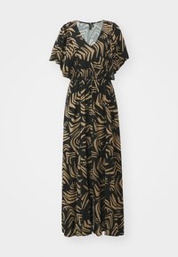 Vero Moda VMEVA EASY VNECK ANKLE DRESS  - Dnevna haljina - black