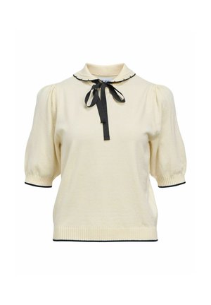 Object, JUMPER BOW DETAIL - T-shirt basique - birch