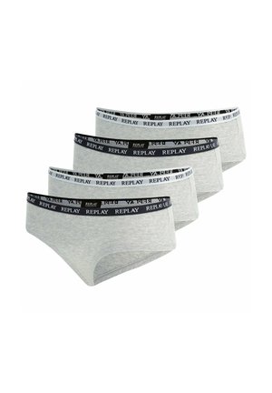 4ER PACK-SLIP LOGOBUND CULOTTE  STYLE  WATERFALL - Slip - grau