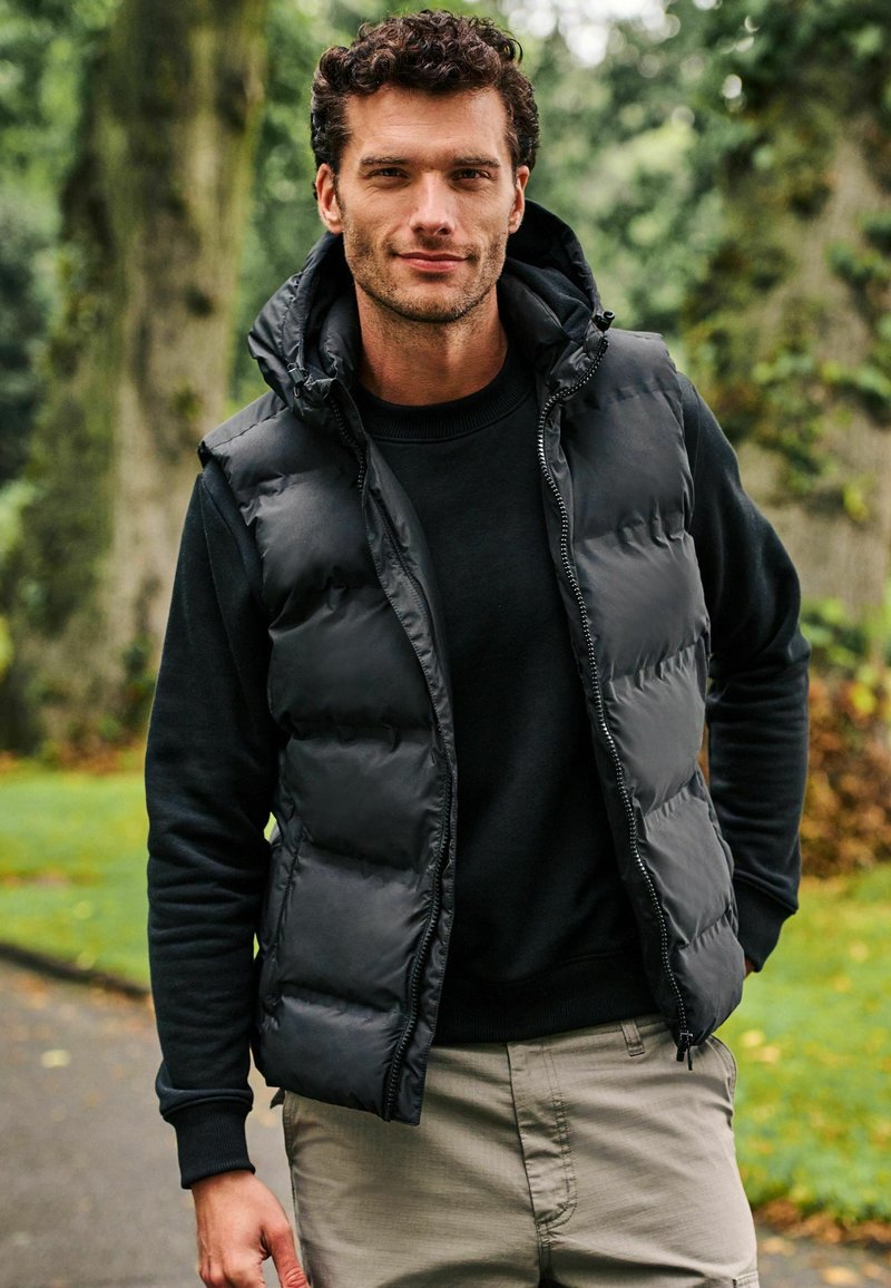 Next SHOWER RESISTANT HOODED - Väst - black