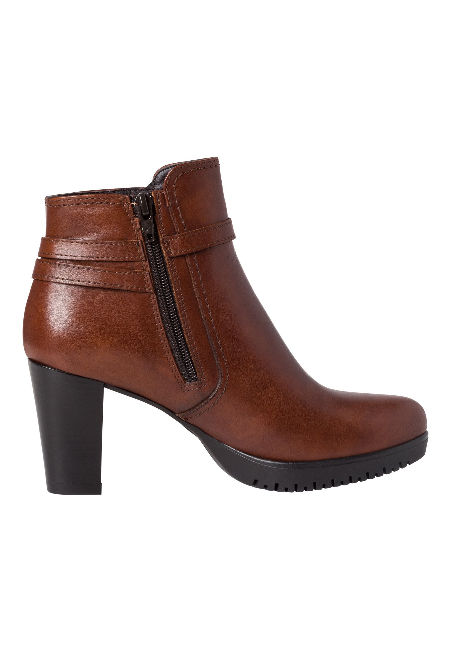 Tamaris Enkellaarsjes met hoge hak - cognac/bruin - Zalando.nl