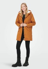ONLY ONLSALLY RAINCOAT - Vinterfrakke - leather brown
