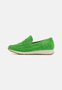 Unselected, green