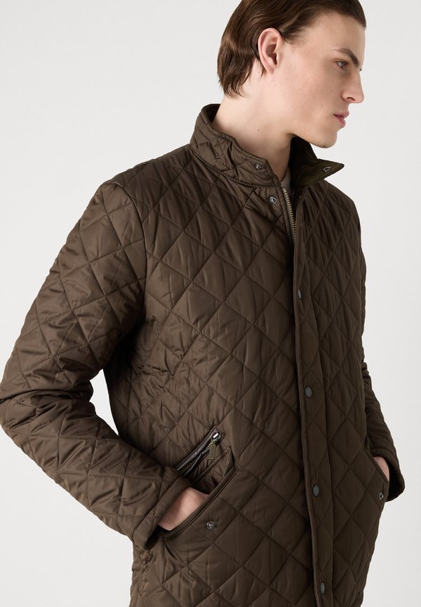 CHELSEA QUILTED JACKET - Light jacket - olive3