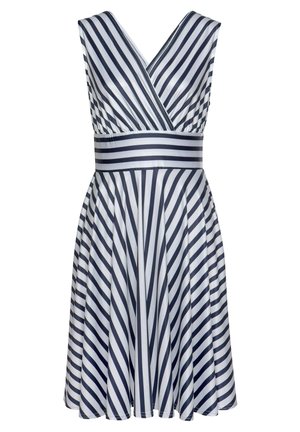 Vestito casual - marine-weiß-gestreift