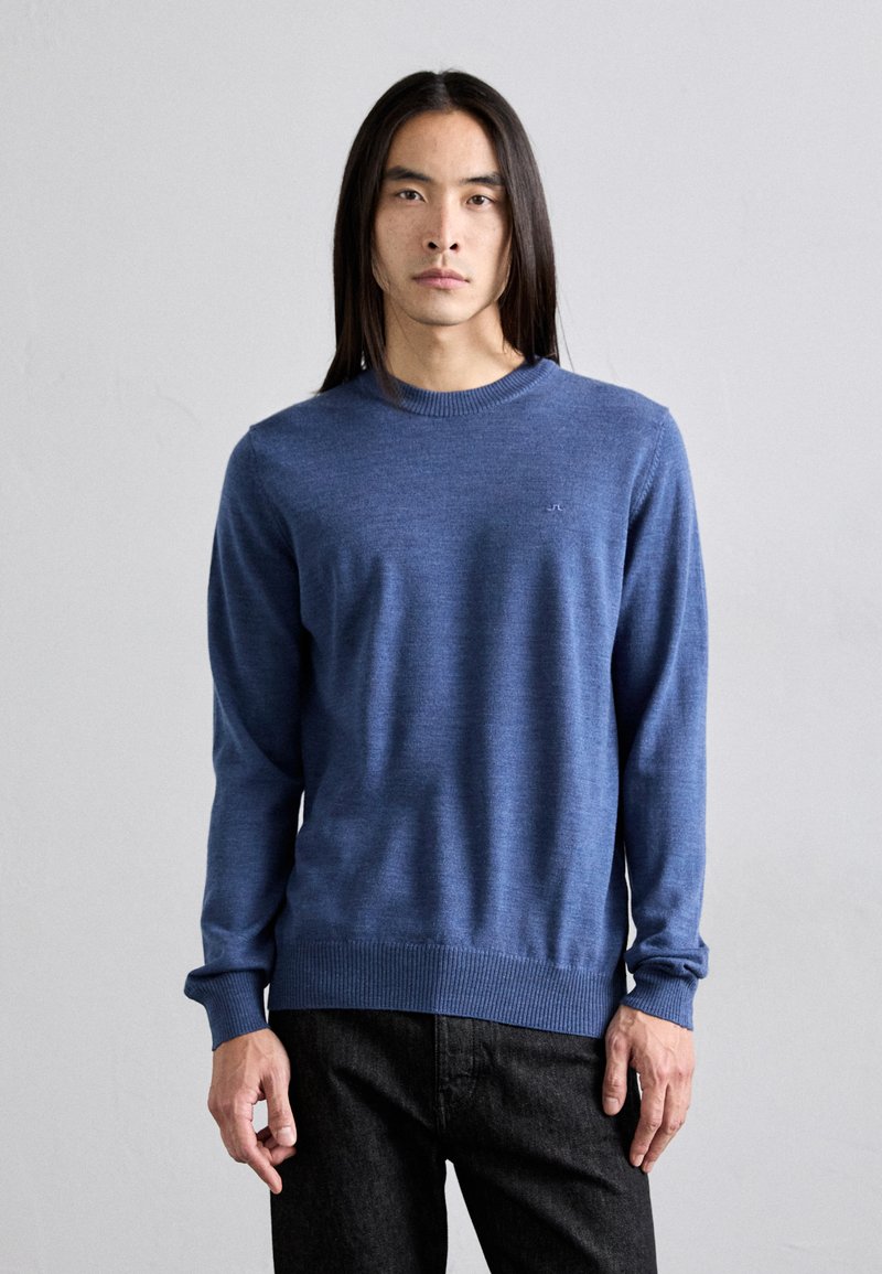 J.LINDEBERG - KEANE CREW NECK - Pullover - key largo melange, Agrandir