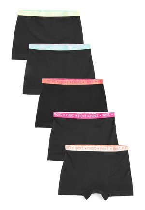 5 PACK  - Hlače - black with bright elastic