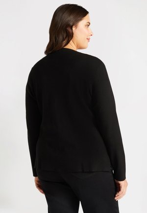 Fiorella Rubino CON BORCHIE - Cardigan - nero