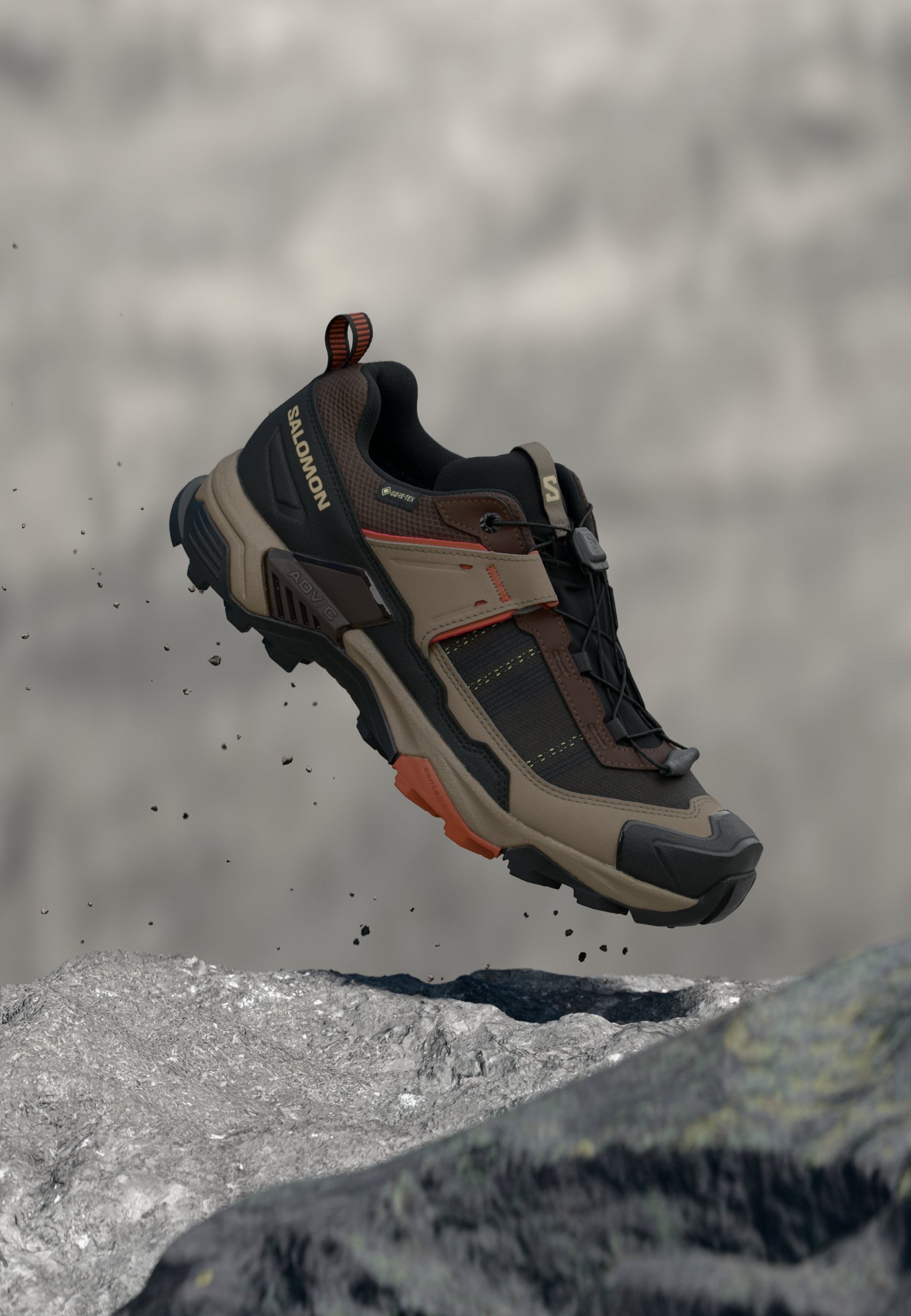 Salomon X ULTRA 5 GTX - Outdoorschoenen - black coffee/walnut